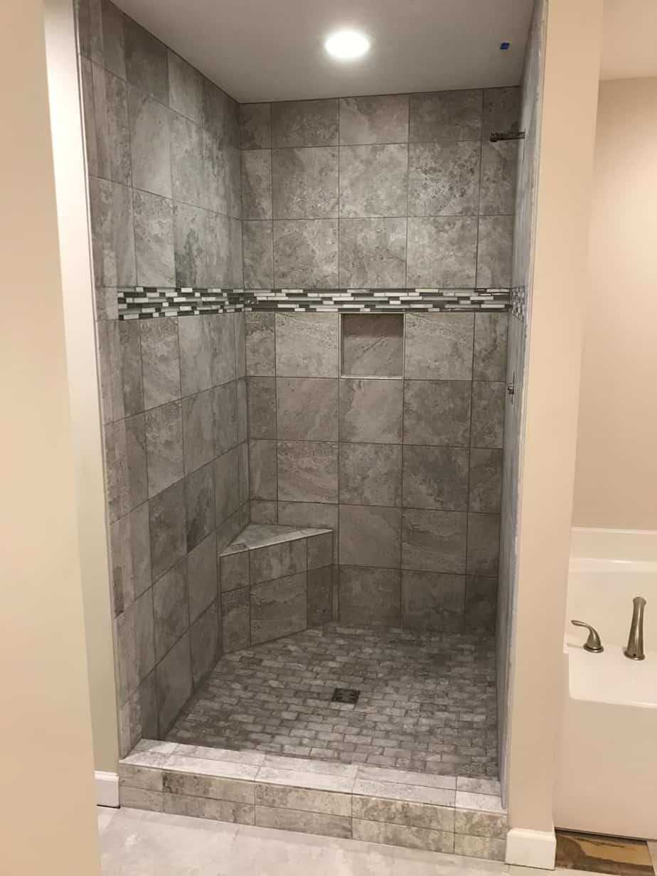 Custom Tile Shower - Bridgeport, Ohio – Riley Home Remodel